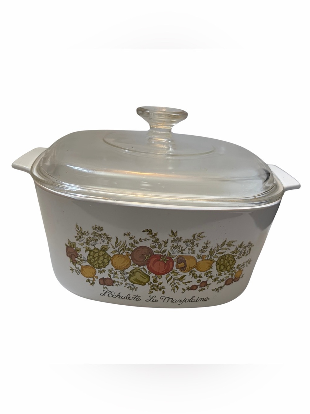 Vintage Corningware Spice of Life 3 Qt. Covered Casserole Dish